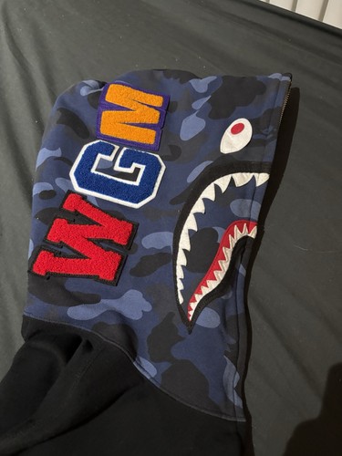 Bape shark hoodie authentic - bape,