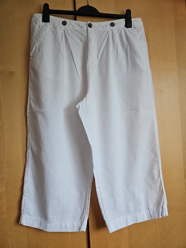 Ladies white linen mix - tu,