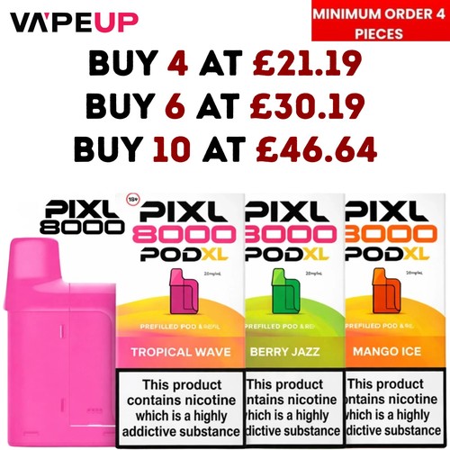 Pixl 8000 vape refill - 8000,