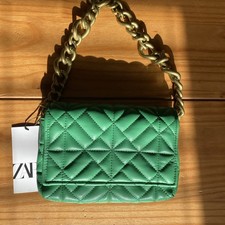 Zara Green Quilted Shoulder