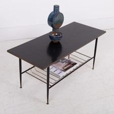 Mid Century Brass Coffee Table