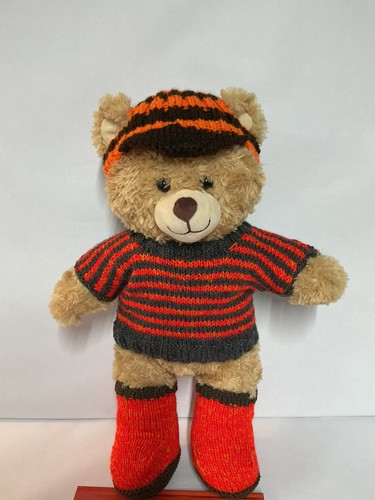 Teddy bear jumper socks - &, hat