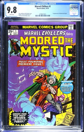 Marvel chillers cgc - chillers, #1