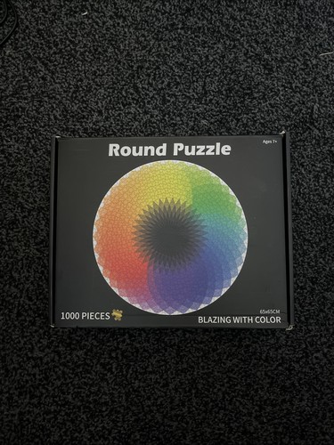 Round jigsaw puzzle - round,