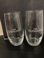 Pair Of Glenlivet whisky tumblers