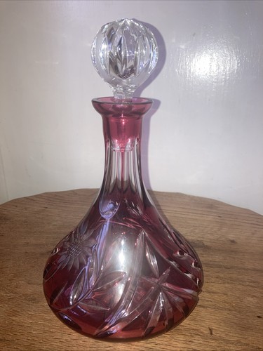 Vintage ruby cranberry cut - vintage,