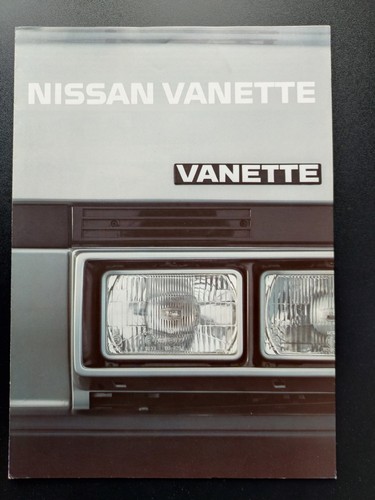 Nissan datsun vanette - vanette, brochure