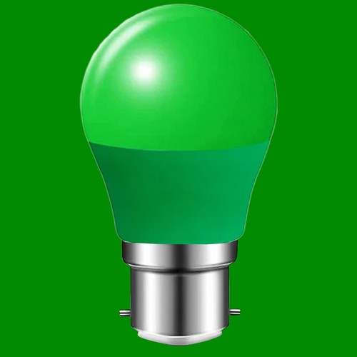 Green coloured led g45 - ,