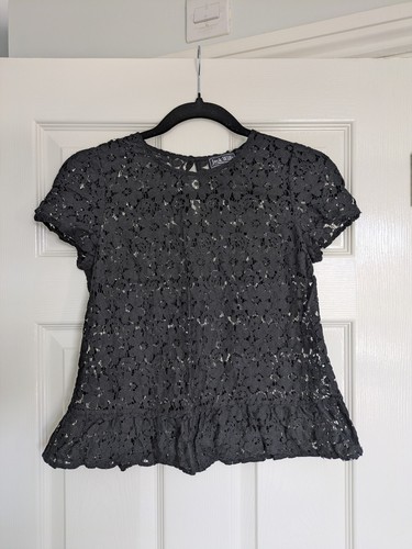 Jack wills black floral - jack, lace