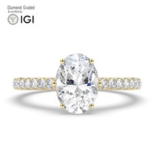 Oval Diamond Engagement Ring