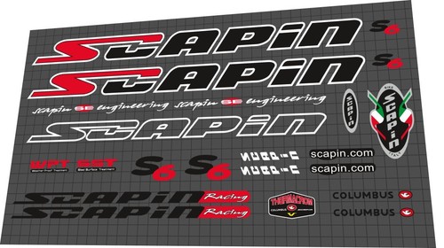 Scapin 2001 frame sticker - scapin,