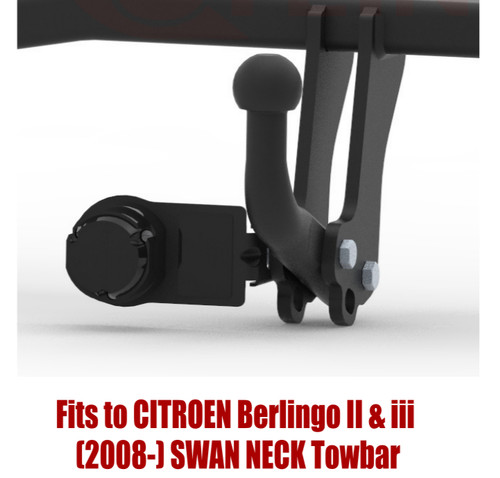Swan neck tow bar for - neck,