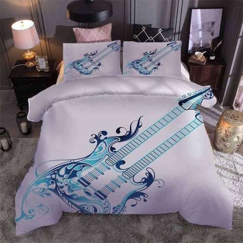 Whale theme guitar print - whale, 3d