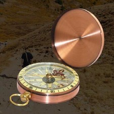 Classic Pocket Copper Compass