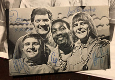 The Spinners signed postcard