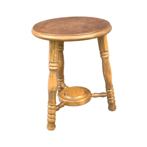Vintage tripod wooden - , milking