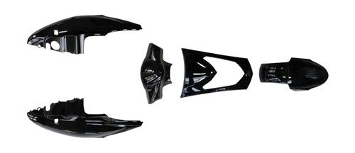Plastic set black - set, for
