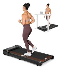 Walking Pad Electric Treadmill Underdesk Smart Running Machine Home & Office BLK