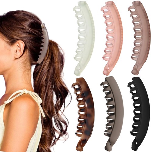 6pcs inch banana - 6pcs, clips