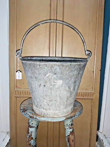 Vintage galvanised metal - vintage,