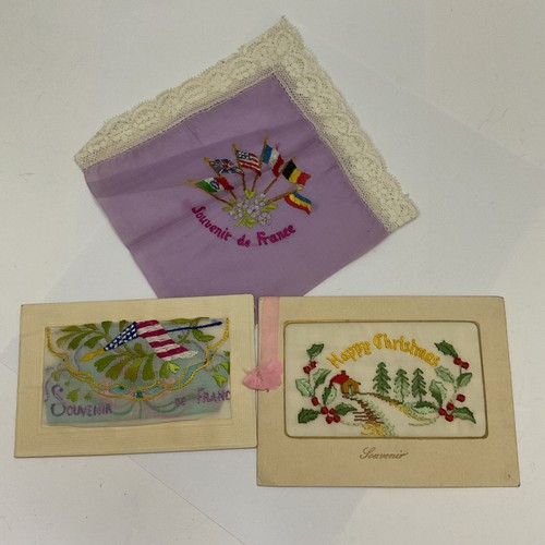 Ww1 souvenir embroidered - souvenir,