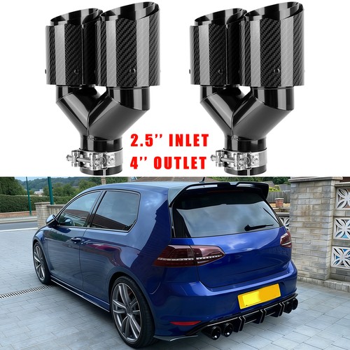 Carbon 4 exhaust - 2.5'', to