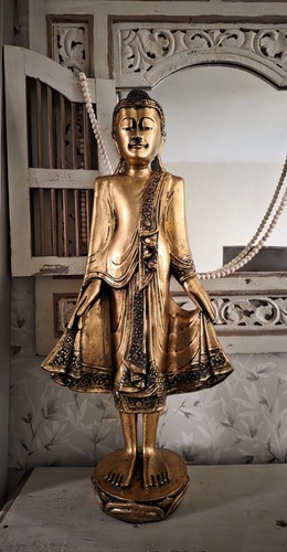 Tall standing gold ceramic - standing,