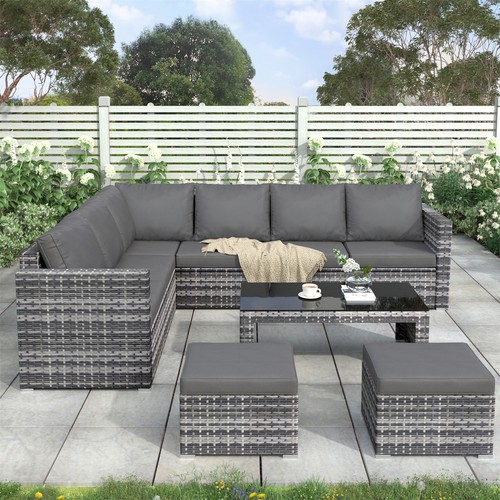 Garden corner sofa rattan - corner,