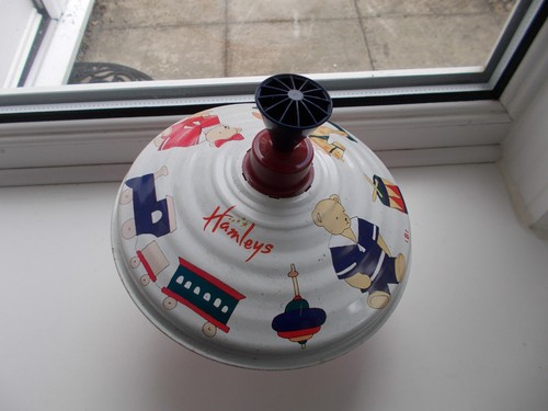 Hamleys spinning top tin toy - spinning,