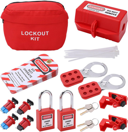 Lock off kit - for, electricians