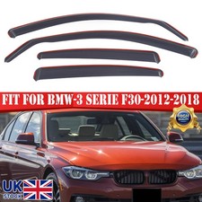 For BMW 3 SERIES F30 12-2018 4-Door Saloon UK STOCK Wind Deflectors 4PCS Tinted