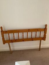 Antique Pine Headboard For Double Divan