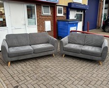 DFS  ‘Aurora’ Charcoal Grey 3 & 2 Set ?️ DELIVERY AVAILABLE 