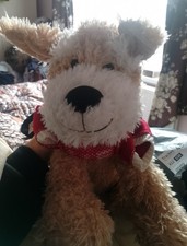 Large Playful Pals DEXTER DOG Teddy Bear Hug Me Red Jumper Puppy Toy Plush 2014