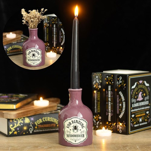 Widowsweb potion bottle vase - potion,