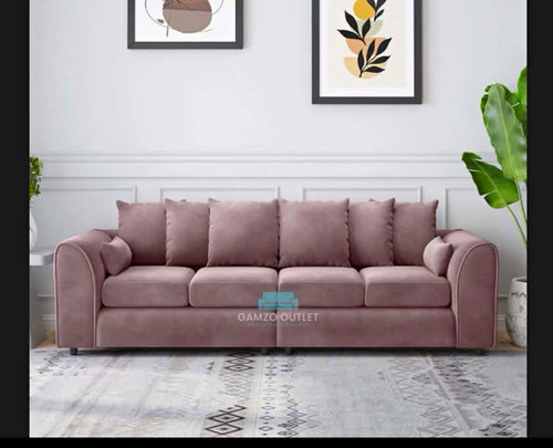 Pink velvet sofa solid - sofa,