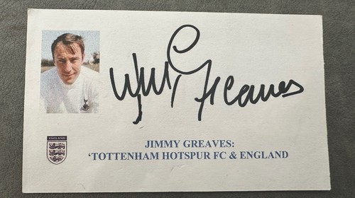 Jimmy greaves autograph - jimmy,