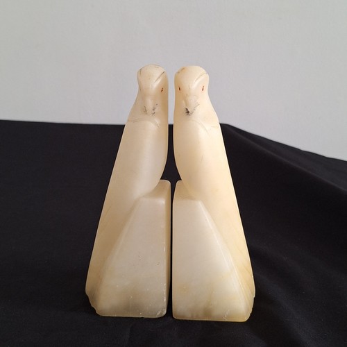 Art deco pair hand - of, carved