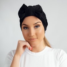 Turban for Women, satin lined Pretied Head Wrap Hair Loss Cap Chemo Head cover  