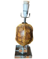  Tortoise Shell Effect Ceramic Table Dak Lamp / Glass Base / H683