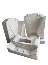 FAN VASE CERAMIC SLIP CASTING MOULD MOLD UK MADE ELEGANT POTTERY FLOWER VESSEL