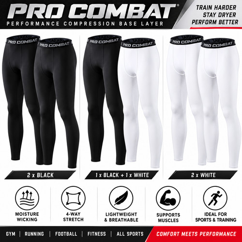 Men pro combat compression - men's,