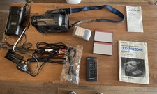 Sony CCD-TR2000E Hi8 Camcorder Video8 Handycam 10x Zoom Tested + Bag + Battery 