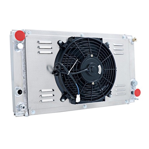 Radiator shroud fan - shroud, relay