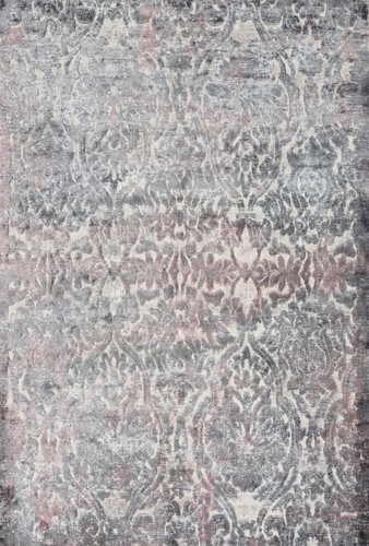 Damask abstract handmade area - damask,