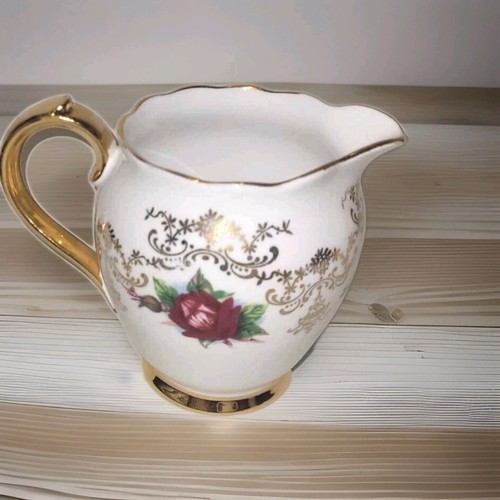 Roslyn china red - china, gold