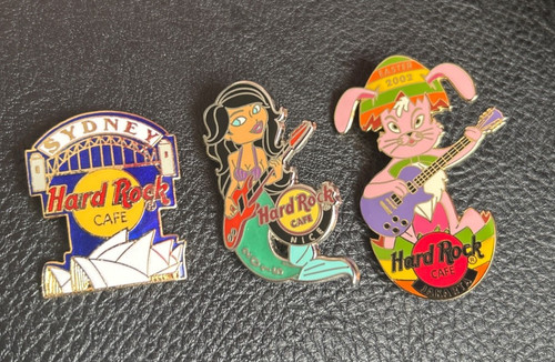 Hard rock cafe pins - cafe, joblot