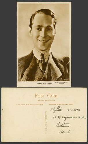Actor franchot tone - franchot,