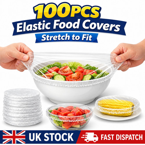 100pcs elastic food covers - 100pcs,