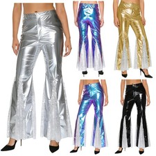 Women's 70s Disco Flared Pants
